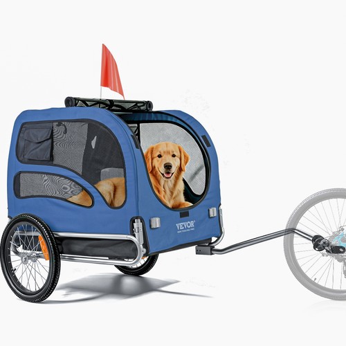 Vevor rimorchio per cani bici - rimorchio,